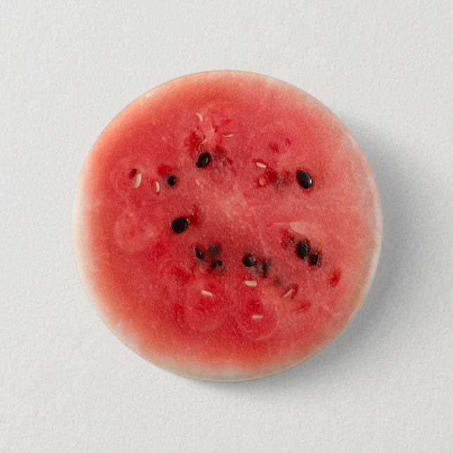 Watermelon 2 Inch Round Button (Front)