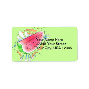 Watermelon Address Labels