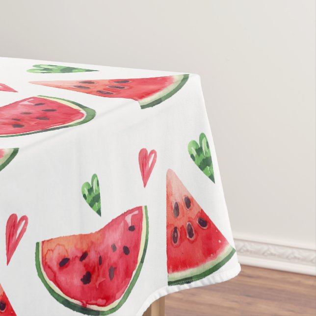 Watermelon and Hearts Tablecloth (In Situ)