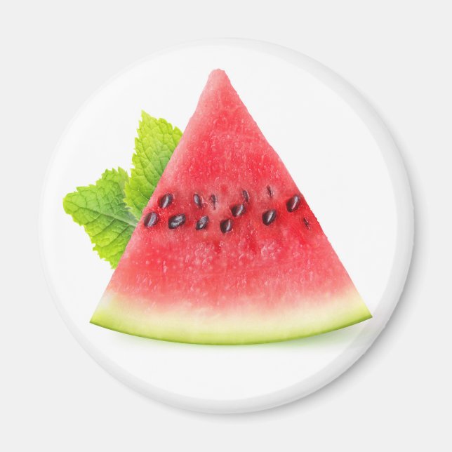 Watermelon and mint magnet (Front)