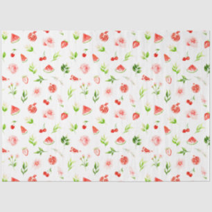 Watermelon and Pomegranate Pattern Tissue Paper