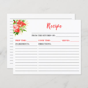 Watermelon and Pomegranate Recipe Card