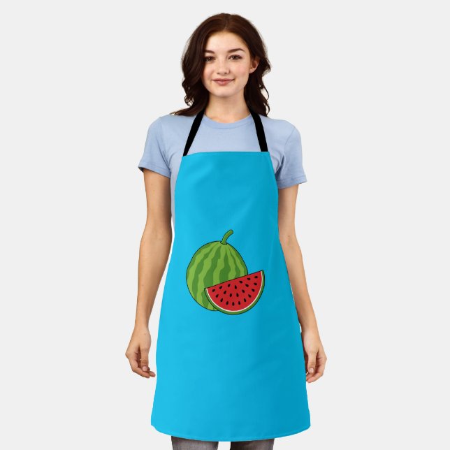 Watermelon and Slice Apron (Worn)