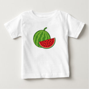 Watermelon and Slice Baby T-Shirt