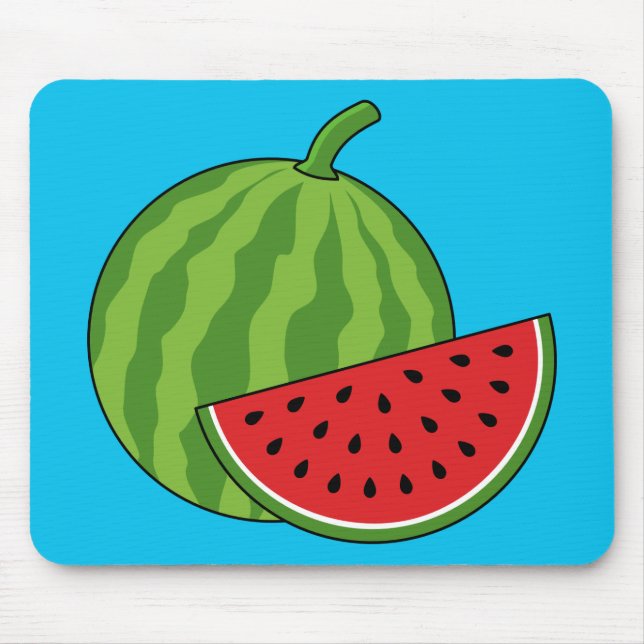 Watermelon and Slice Mouse Pad (Front)