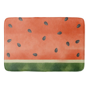 Watermelon Any Way You Slice it Summer Fruit Bath Mat