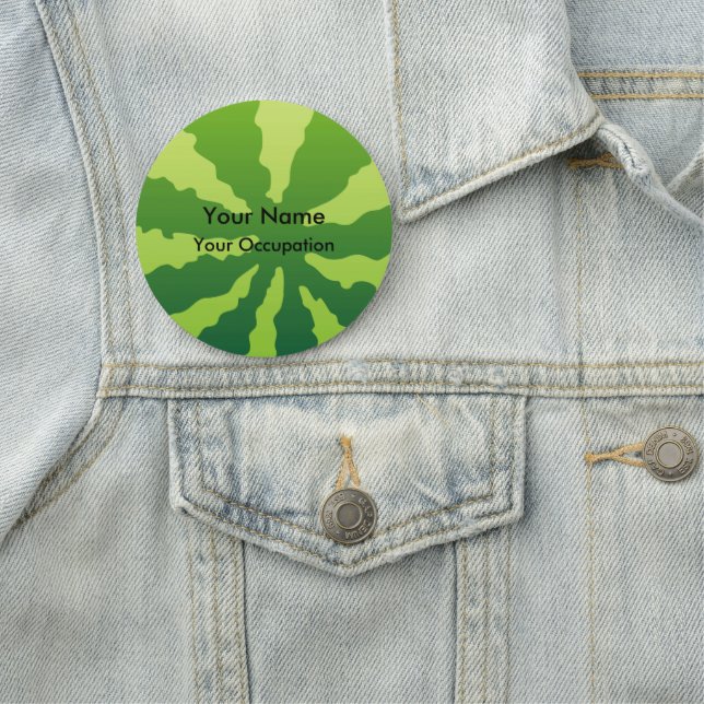 Watermelon Background Name Tag (In Situ)