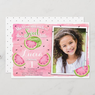 Watermelon Birthday Invitation