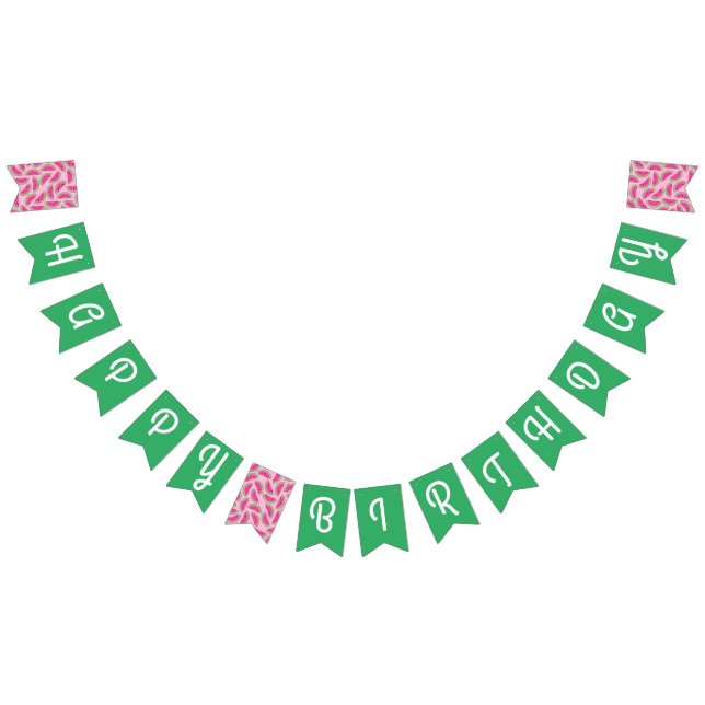Watermelon Birthday Party Bunting Flags (All)