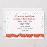 Watermelon Bite Invitation