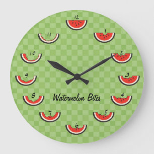 Watermelon Bites Clock