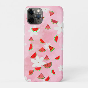 Watermelon Bloom – Fun Summer Floral Pattern" iPhone 11 Pro Case