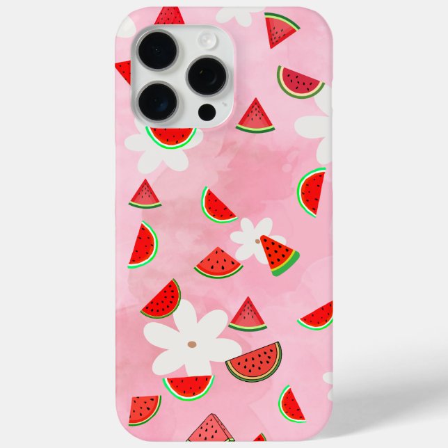 Watermelon Bloom – Fun Summer Floral Pattern" Case-Mate iPhone Case (Back)