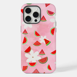 Watermelon Bloom – Fun Summer Floral Pattern" iPhone 15 Pro Max Case