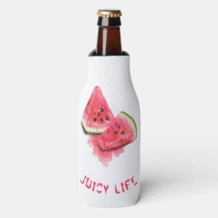 Watermelon Bottle Cooler Funny - Custom Text