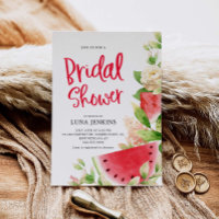 Watermelon Bridal Shower Invitation