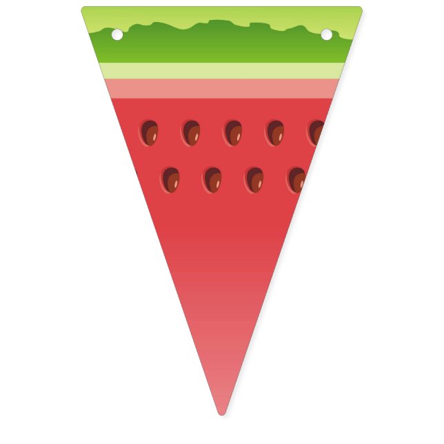 Watermelon Bunting Flags (First Flag)