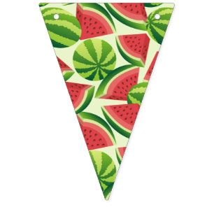 Watermelon Bunting Flags