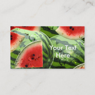 Watermelon Business Card 2 Indestructible Paper