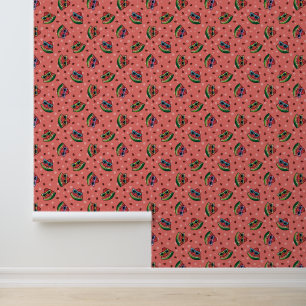 Watermelon Cartoon Pattern Wallpaper