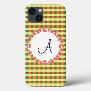 Watermelon Check 'Monogram' iPad case