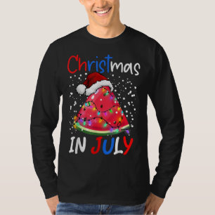 Watermelon Christmas Tree Christmas In July Boys G T-Shirt