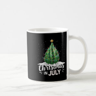 Watermelon Christmas Tree Christmas In July Summer Coffee Mug