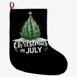 Watermelon Christmas Tree Christmas In July Summer Large Christmas Stocking