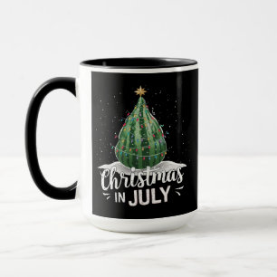 Watermelon Christmas Tree Christmas In July Summer Mug