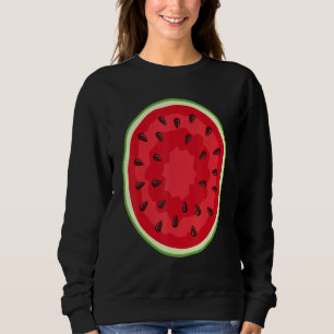 Watermelon Costume Crew     Halloween Costume Frui Sweatshirt