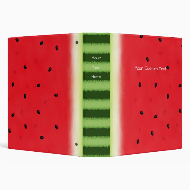 Watermelon Custom 1.5" Binder (Background)