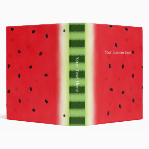 Watermelon Custom 1" Binder