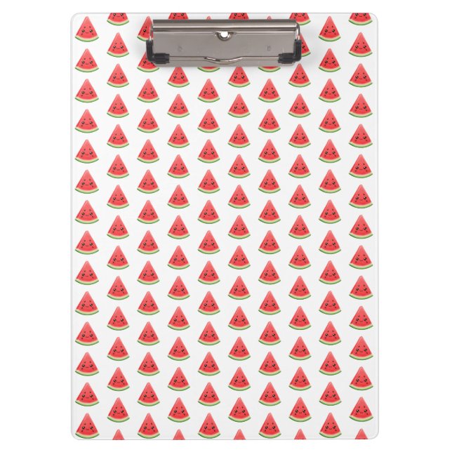 Watermelon Custom Funny Summer Fruit Clipboard (Front)