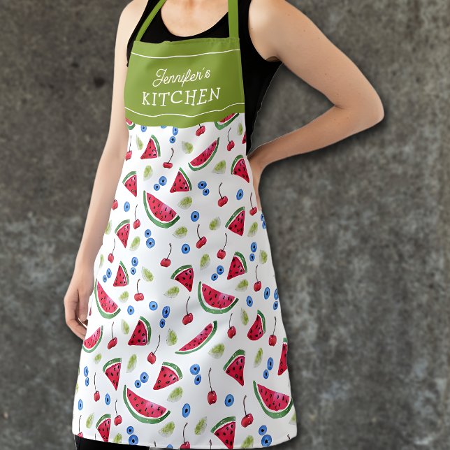 Watermelon Custom Kitchen Unisex Apron (Creator Uploaded)