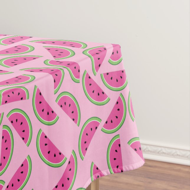 Watermelon Cute First Birthday Fruit Tablecloth (In Situ)