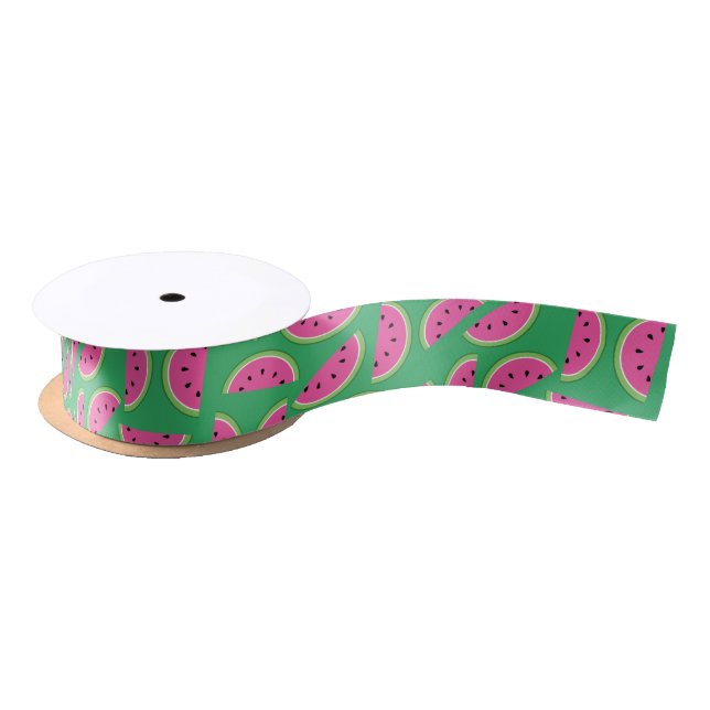 Watermelon Cute Fruit Sweet Ribbon Satin Ribbon (Spool)