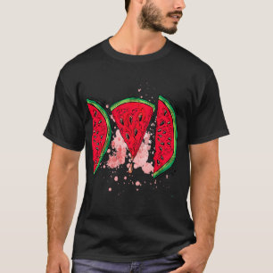 Watermelon Dad funny Summer Melon Fruit - Fathers  T-Shirt