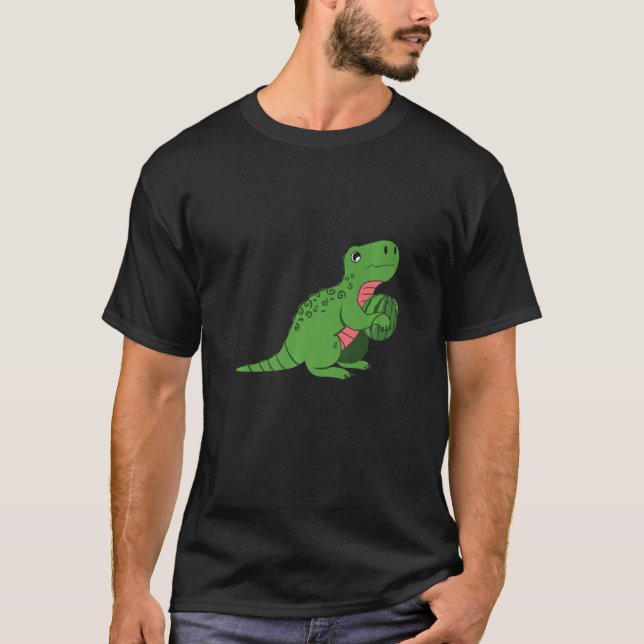Watermelon Dinosaur One in a Melon  T-Shirt (Front)
