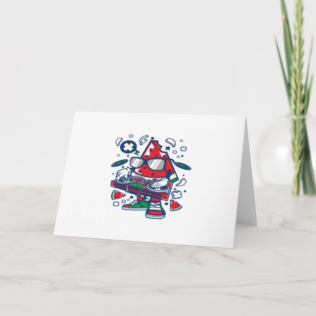Watermelon Dj Card (Front)