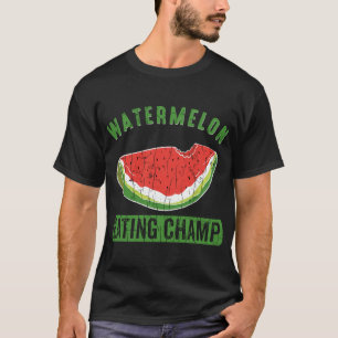 Watermelon Eating Champ Funny Summer Fruit Lover G T-Shirt