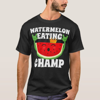 Watermelon Eating Champ Melon Contest Competition T-Shirt