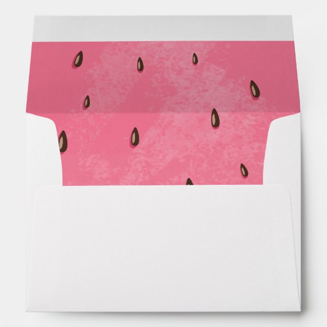 Watermelon Enveloppe Melon Party One dans un melon (Dos (Bas))