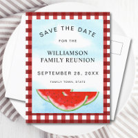 Watermelon Family Reunion Save The Date