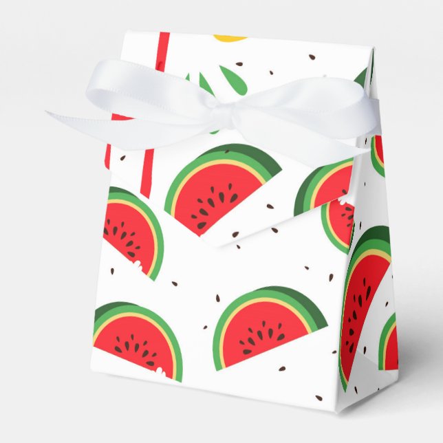 Watermelon favour boxes - for the minimalist (Front Side)