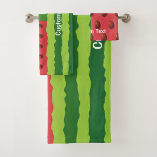 Watermelon Flag Bath Towel Set