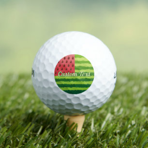 Watermelon Flag Golf Balls
