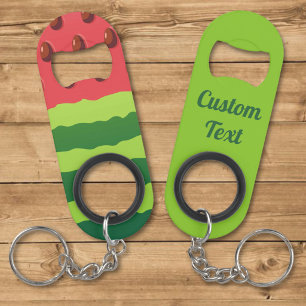 Watermelon Flag Keychain Bottle Opener