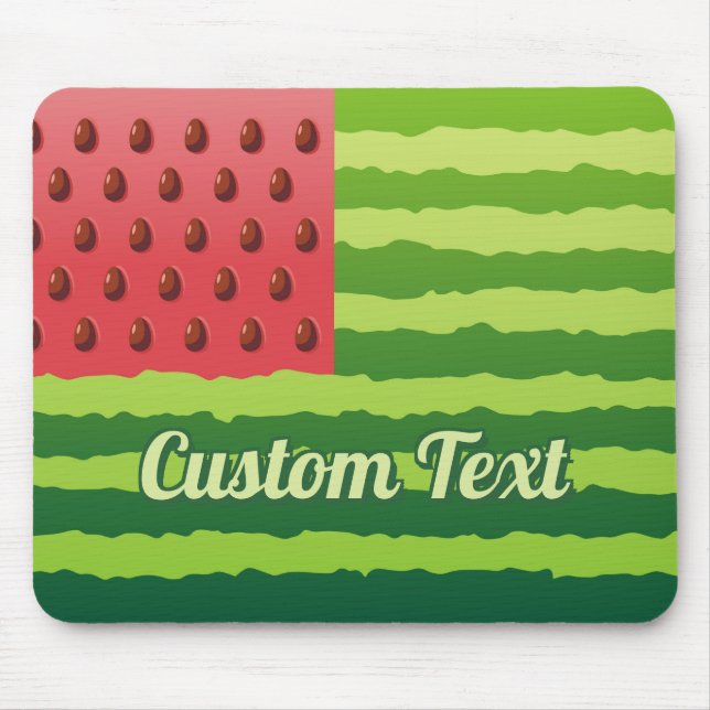 Watermelon Flag Mouse Pad (Front)