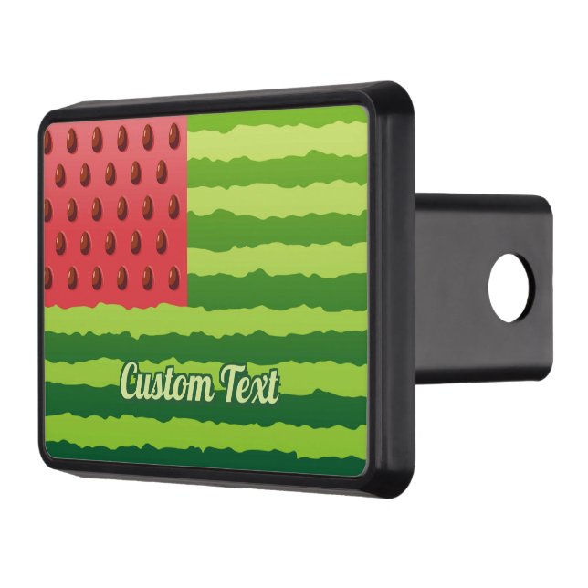 Watermelon Flag Trailer Hitch Cover (Left)