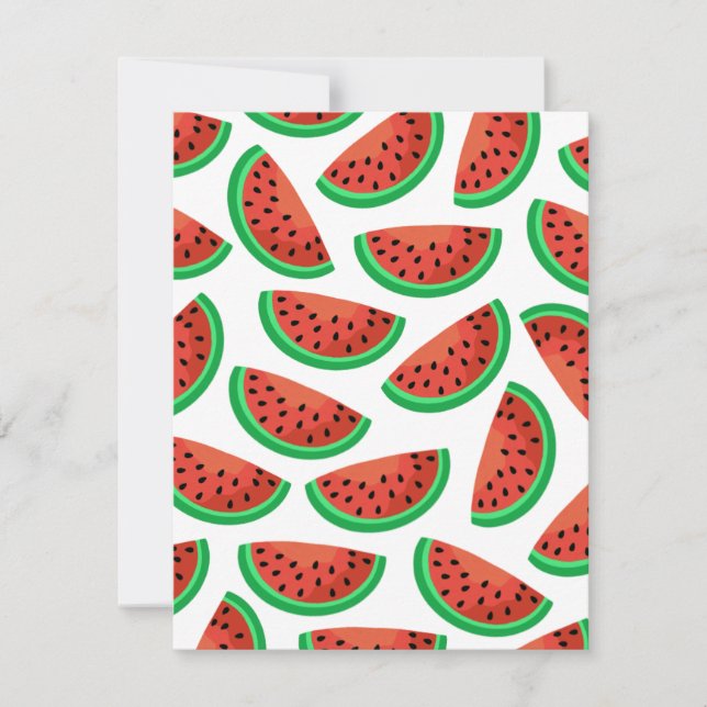 Watermelon Flat Card (Front)